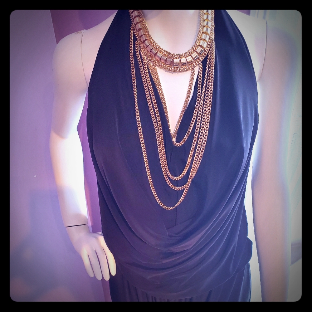Black Sleeveless Jumpsuit